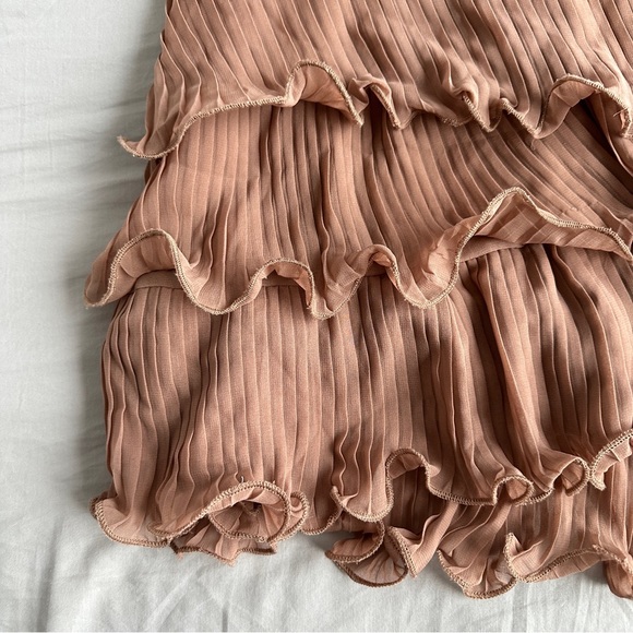 ASOS pink chiffon dress - Picture 3 of 4